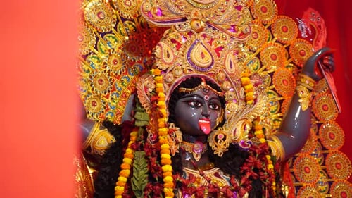 Diwali is one of the biggest festival in India, Kali, one of the deities of Hindus, is worshiped in