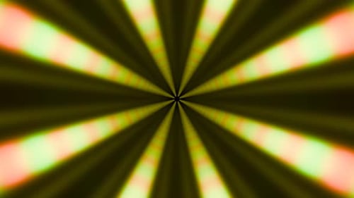 Walking Through Rotating Tunnel Vj Loop 4 K Immersive Music Background Animation Red Green