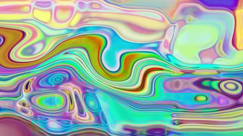 Abstract Fluid Colorful Liquid Wave Background Animation