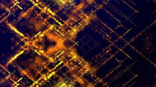 Abstract Digital Particle Grid Technology Background