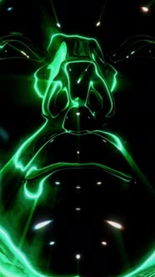 Green Disco Face Strobe Lights