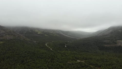 Beautiful Dramatic Mountain Landscape