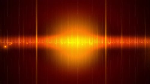 Abstract Glowing Light Rays and Energy Background Animation