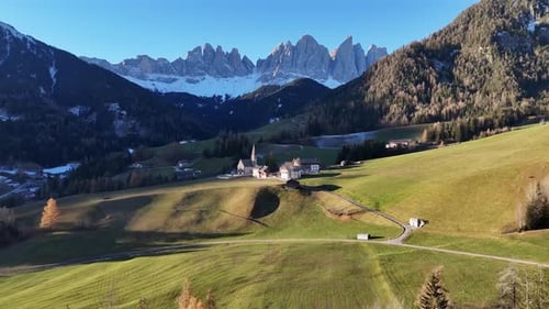 Alpine Village at Sunset
