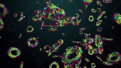 Abstract Easter Background
