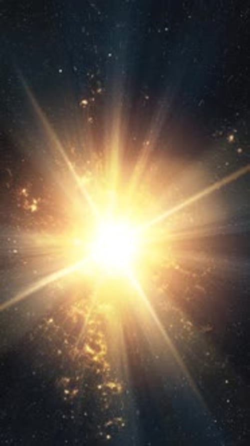 Beautiful Landscapes of Space Vertical Video