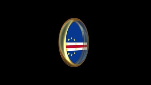 Cape Verde Flag Animation