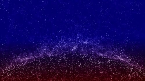 Blue Particles Background Loop, Abstract Blue Particles Background Loop