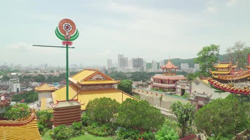 Awesome view of the Kek Lok Si Temple, Penang, Malaysia