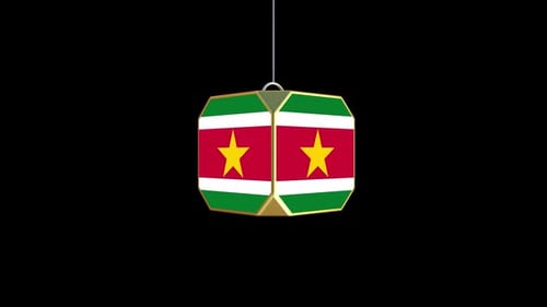 Suriname Flag Transparent Background