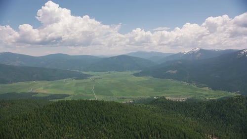 Nevada, Usa Circa-2019. Aerial View of Valley. From Helicopter with Cineflex