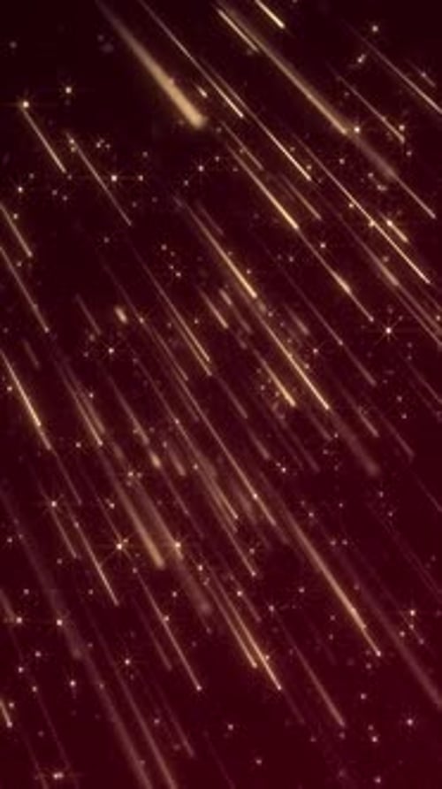 Glittering Golden Particles Luxury Event Vertical Background