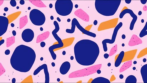 Abstract Fluid Shapes Seamless Pattern Background