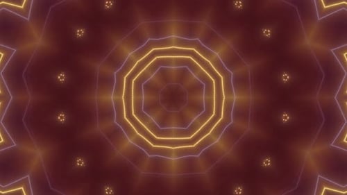Futuristic Hypnotic Glow Background