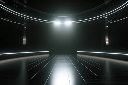 Futuristic 3D Environment Logo Reveal