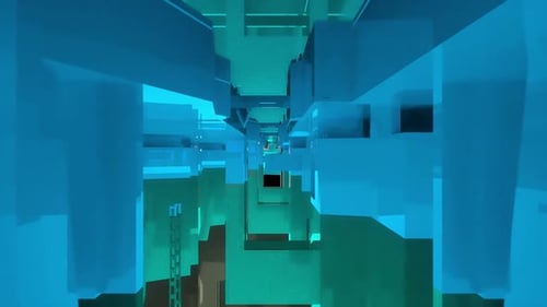 La tecnología abstracta bloquea el renderizado 3D de fondo