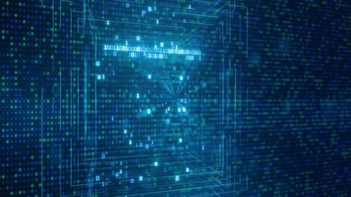 Cifrado. VPN. Fondo binario. Aprendizaje automático. Fondo digital. Tecnología blockchain. Vir