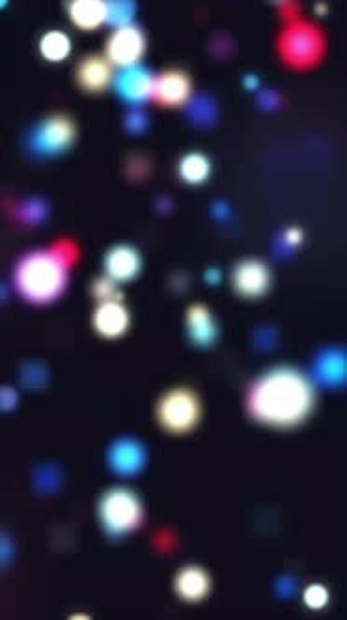 Dynamic Abstract Bokeh Light Particles Background