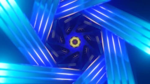 Colorful Trippy Animation Visual 3D Spiritual Pattern