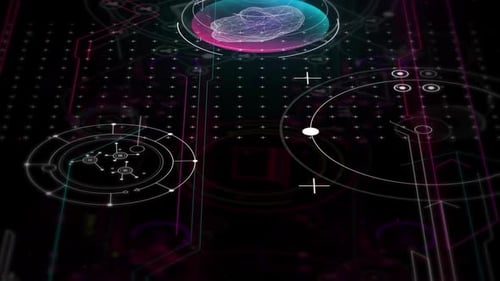 Animation of a Camera Flying Through Digital Space