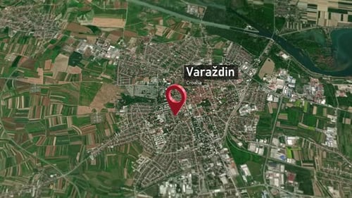 Realistic Earth Zoom to Specific Geographical Location Pin