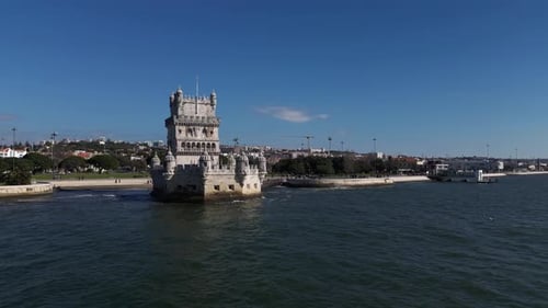 Cityscape of Lisbon with Belem Tower, Portugal 35