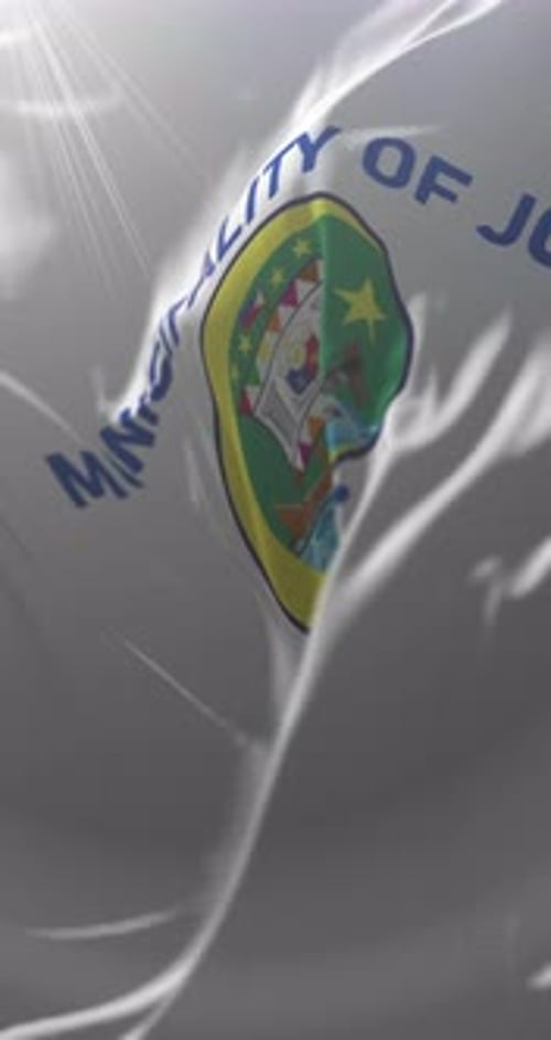 Municipality of Sulu Flag Waving Animation