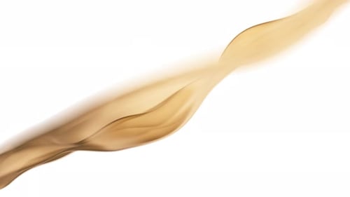 Fondo abstracto de Golden Liquid Wave Flow