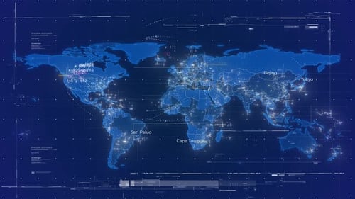 Technology World Map