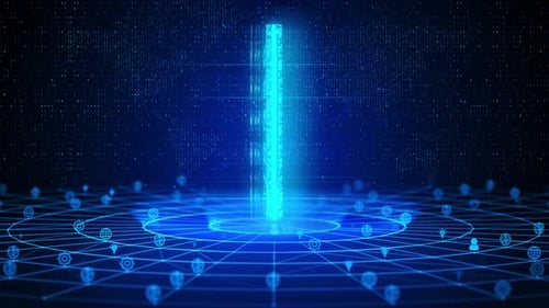 Computer Server Text Future Digital Technology Ai Cyber Space Deep Learning Background