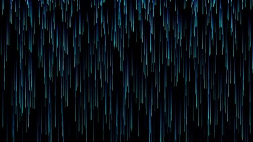 Fondo de lluvia de partículas digitales Loop V3