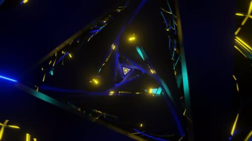 Energetic Seamless Loop Showcasing a Surreal Scifi Psychedelic VJ Experience with Hypnotic Strobe