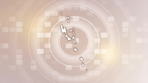 Animated Map Outline Reveal on a Modern Geometric Background