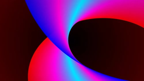 Abstract Wavy Neon Gradient Motion Background
