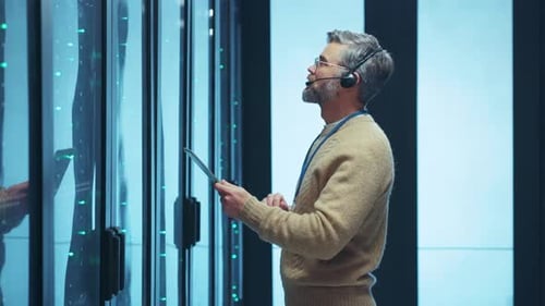 A Professional Working in the Specialized Field of Data Center Monitoring Technology