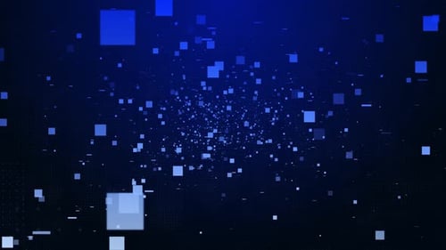 Blue Technical Background Loop