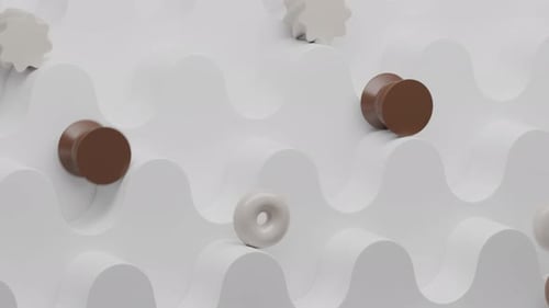 Geometric Path Colorful Shapes 3d Loop