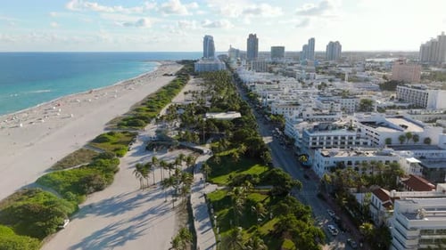 Enjoy the Aerial View of Miami Beach Especially South Beach with Its Beautiful Coastline