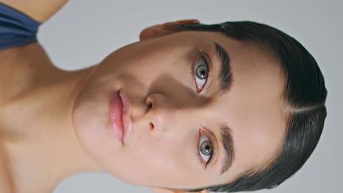 Woman's face in close up