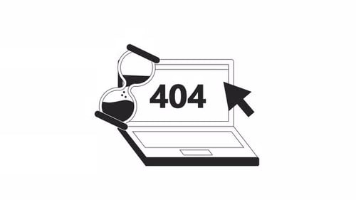 Laptop Bw 404-Animation wird geladen