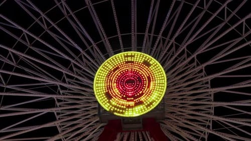 Amusement Park Fun Children Happy Times At Night 20