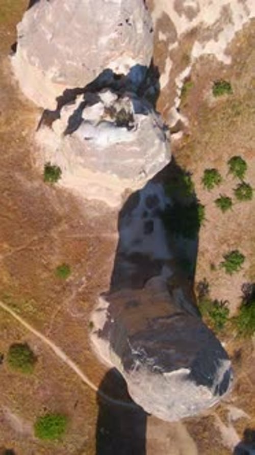 Vertical Video In This Mesmerizing Aerial Stock Video We Traverse Love Valley Cappadocia Turkey