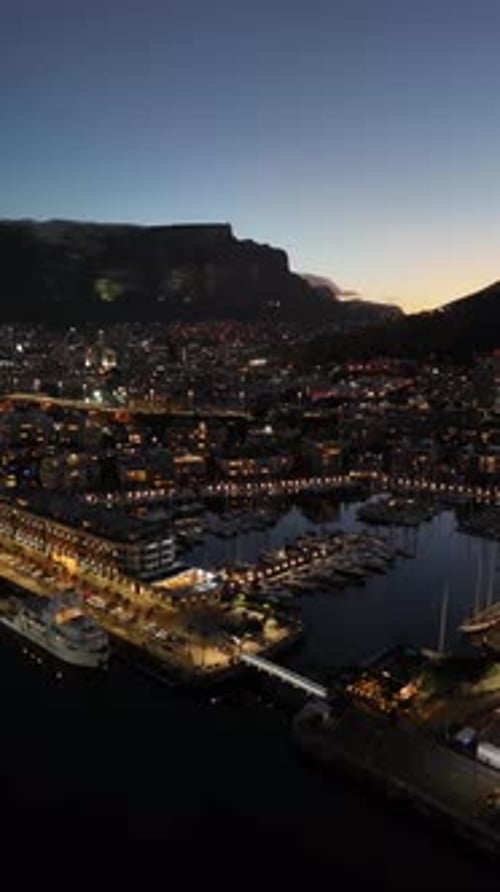 Twilight over Cape Town Waterfront