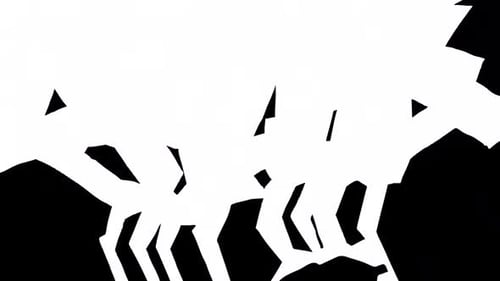 Abstract White Shape Reveal Transition