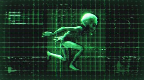 Alien Digital Hologram Screen 01