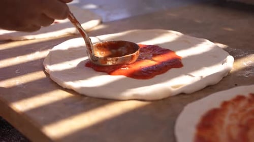 Making Pizza 07