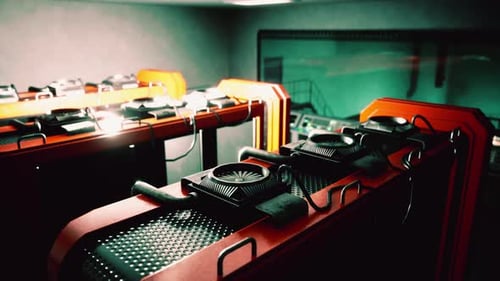 Cryptocurrency Mining Farm Using Computer Graphic Cards