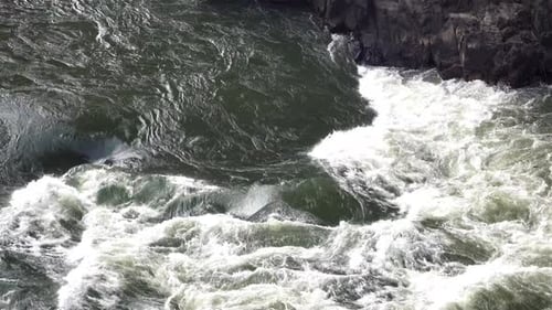 River Stream top View, Africa