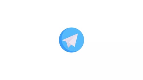 Animated Flat Design Paper Airplane Icon Reveal