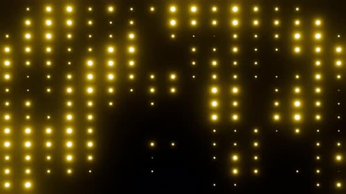 Gelbgoldener Show-Szenenhintergrund VJ Loop Illumination